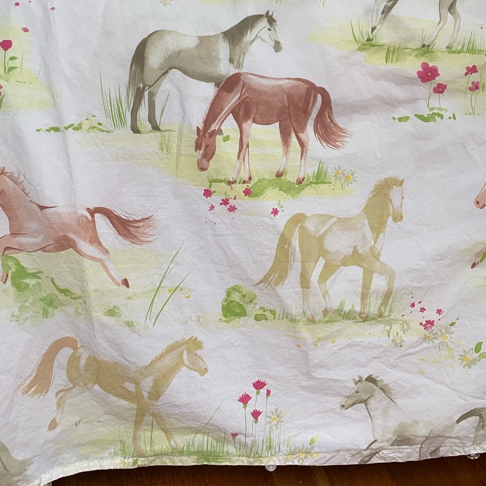 The Company Store brand Duvet Cover Frolicking Horses